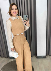 CONJUNTO MEGAN CALÇA E COLETE